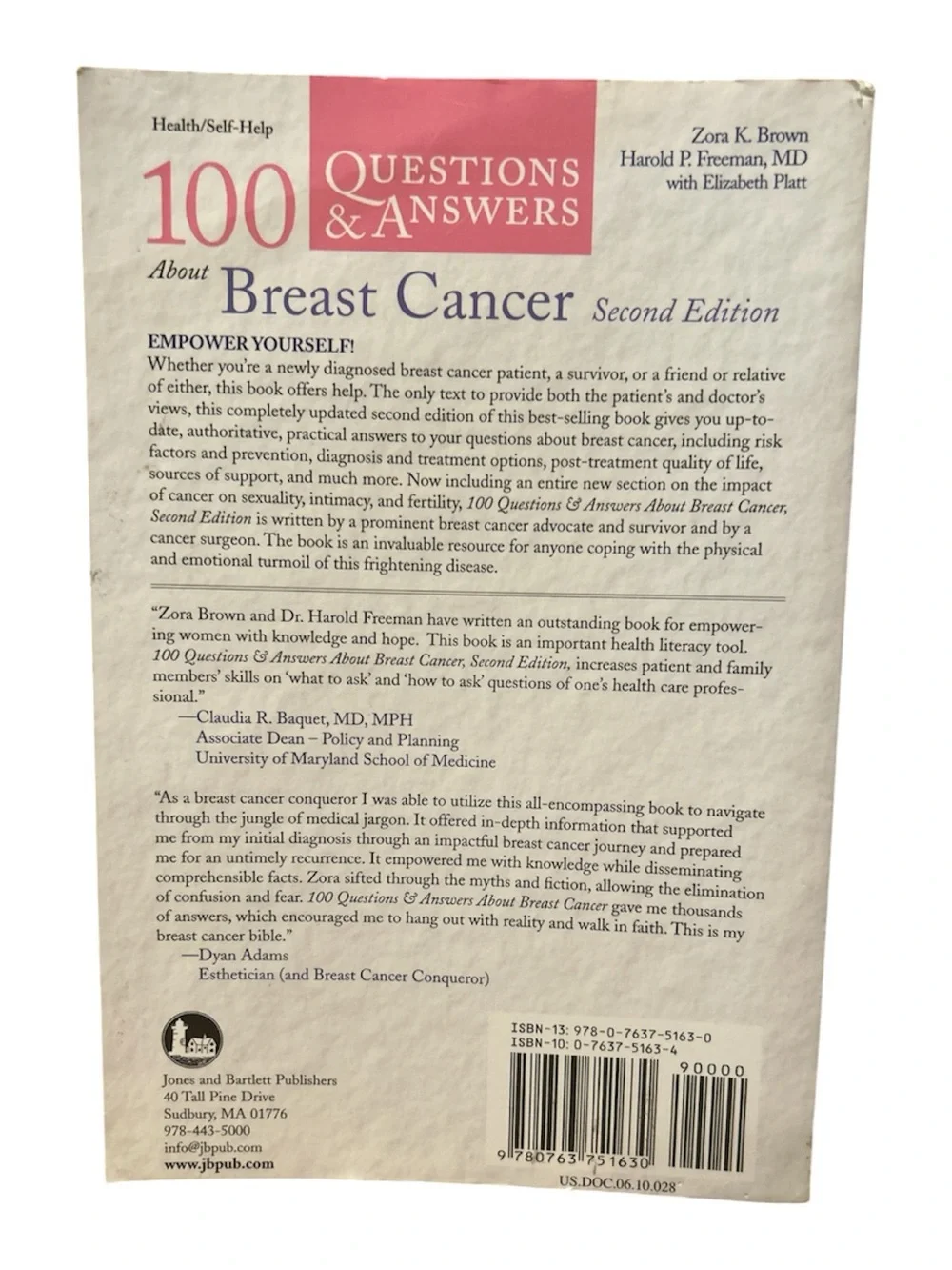Health-Self Help- 100 Questions & Answers About Breast Cancer